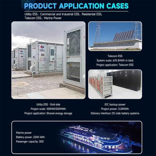 Image of EVE LiFePO4 Cell 3.2V 280Ah 280K Grade A Battery Deep Cycle Lithium Iron Phosphate Rechargeable Battery with QR Code,M6 Nuts and Bus Bars