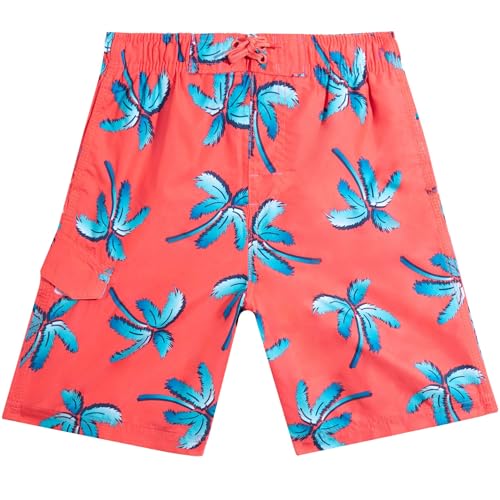 Image of Kanu Surf Boys' Terrapin Turtle Quick Dry Beach Board Shorts Swim Trunk