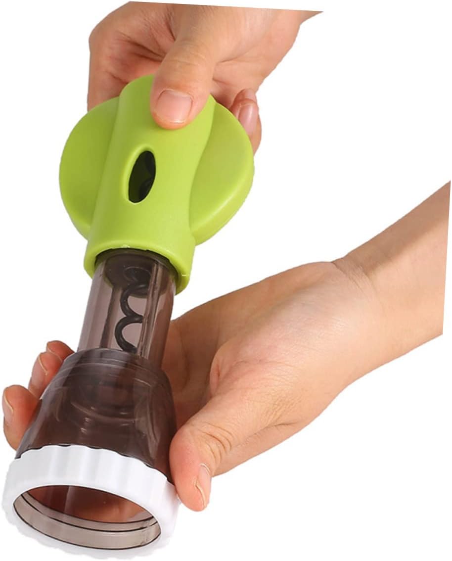 Creative Wine Bottle Opener Stainless Steel Corkscrew, ABS