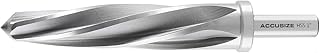 Accusize Industrial Tools Hss Spiral Flute Aligning Reamer, 1'' Cutting Diameter, 1/2'' Shank Diameter, 0522-0001