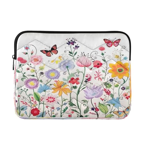 Funda para portátil con flores rústicas para notebooks 13-14'' miniatura 1