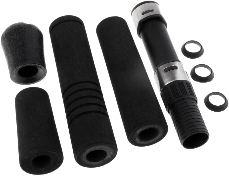 Professional Grade Rod Building EVA Black Fishing Rod Handle Grip and Seat - Super Hard and Strong, Weight Design - for Building or Repairing Rods - Perfect for Angling