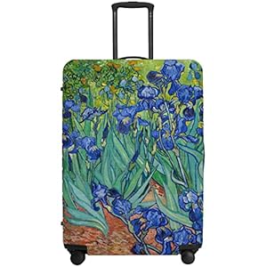 URBEST Luggage Cover Protector Suitcase Anti Scratch Dirt Covers, Fits 23″-26″ Luggage Irises in the Garden