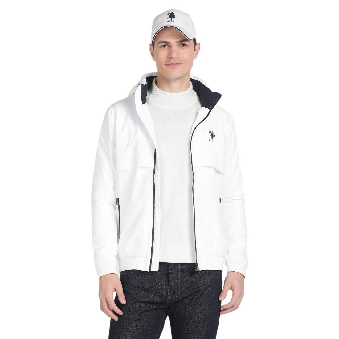 u.s. polo assn. Detachable Hood Windcheater Jacket-picture-43