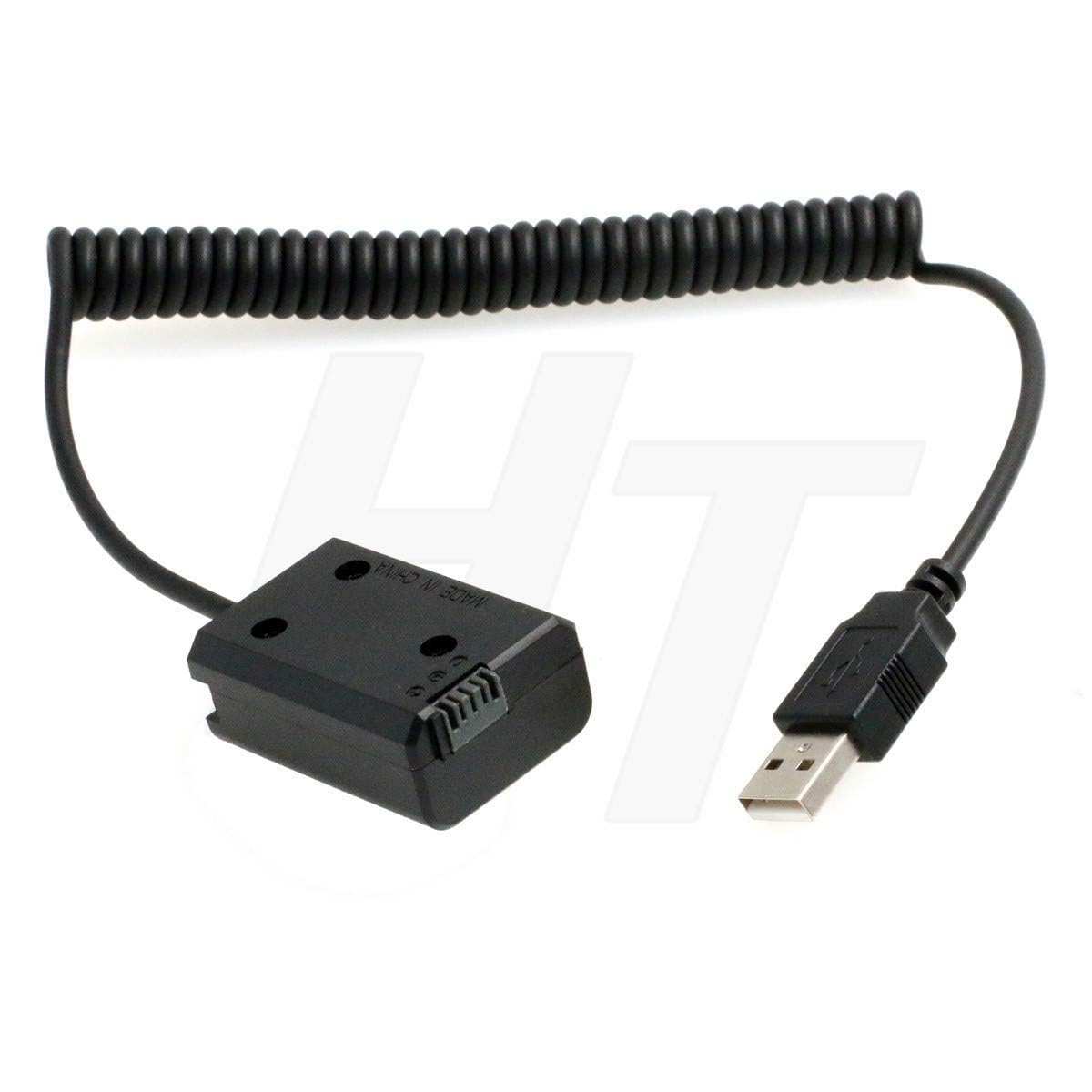 HangTon 5V USB a NP-FW50 DC acoplador batería simulada para Sony A7 A7II A7S A7SII A7R A7RII A6300 A6500 A6000 A5100 Cámara de la Serie NEX