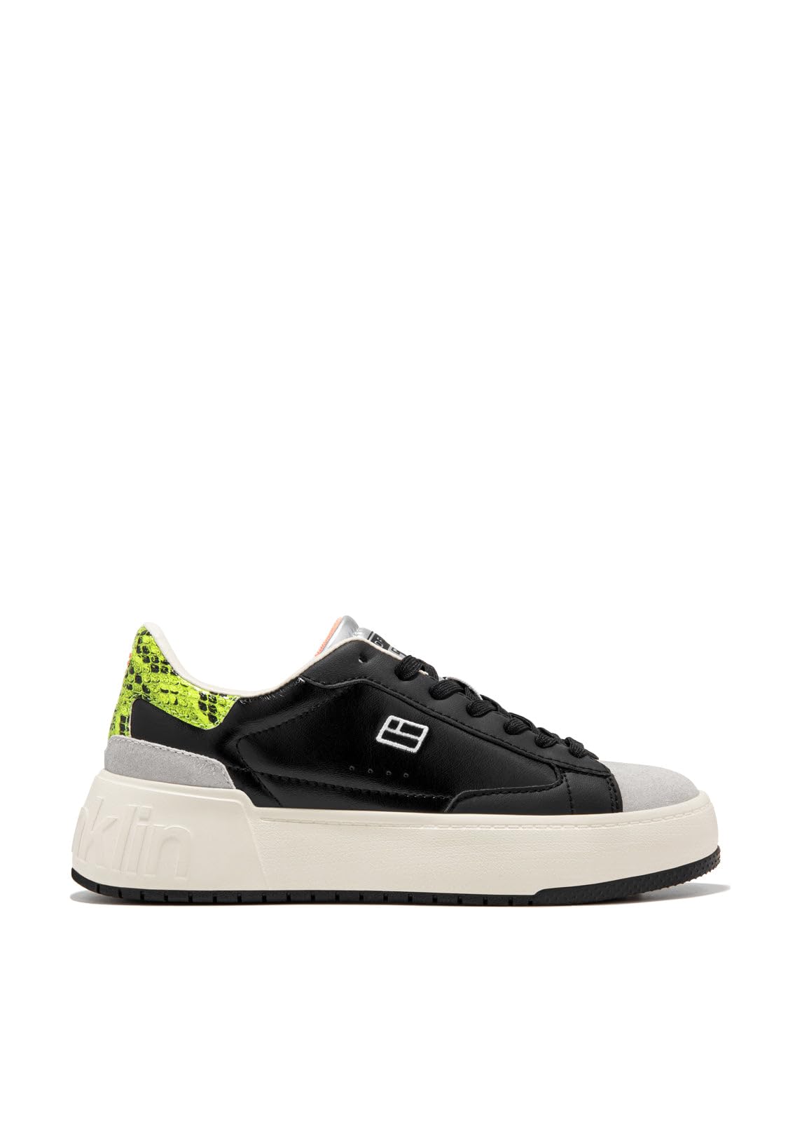 D.​Franklin Zapatillas Casual Mujer Court Flag Negro/​Snake - Zapatillas de Vestir para Mujer - Moda Casual - Talla (39) - Modelo Court