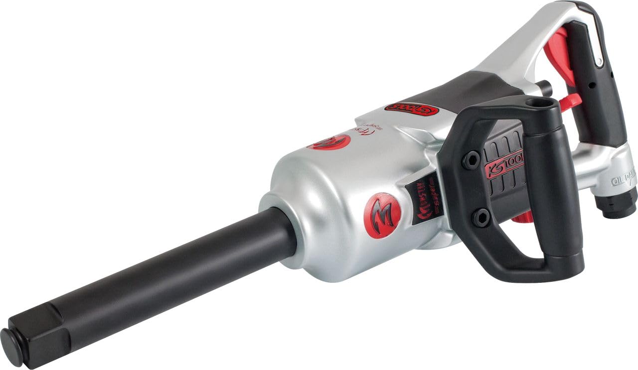 KS TOOLS 515.3280 Clé à choc pneumatique à broche longue superMONSTER | Clé à chocs pneumatique à broche longue superMONSTER 1", 3405 Nm, haute performance