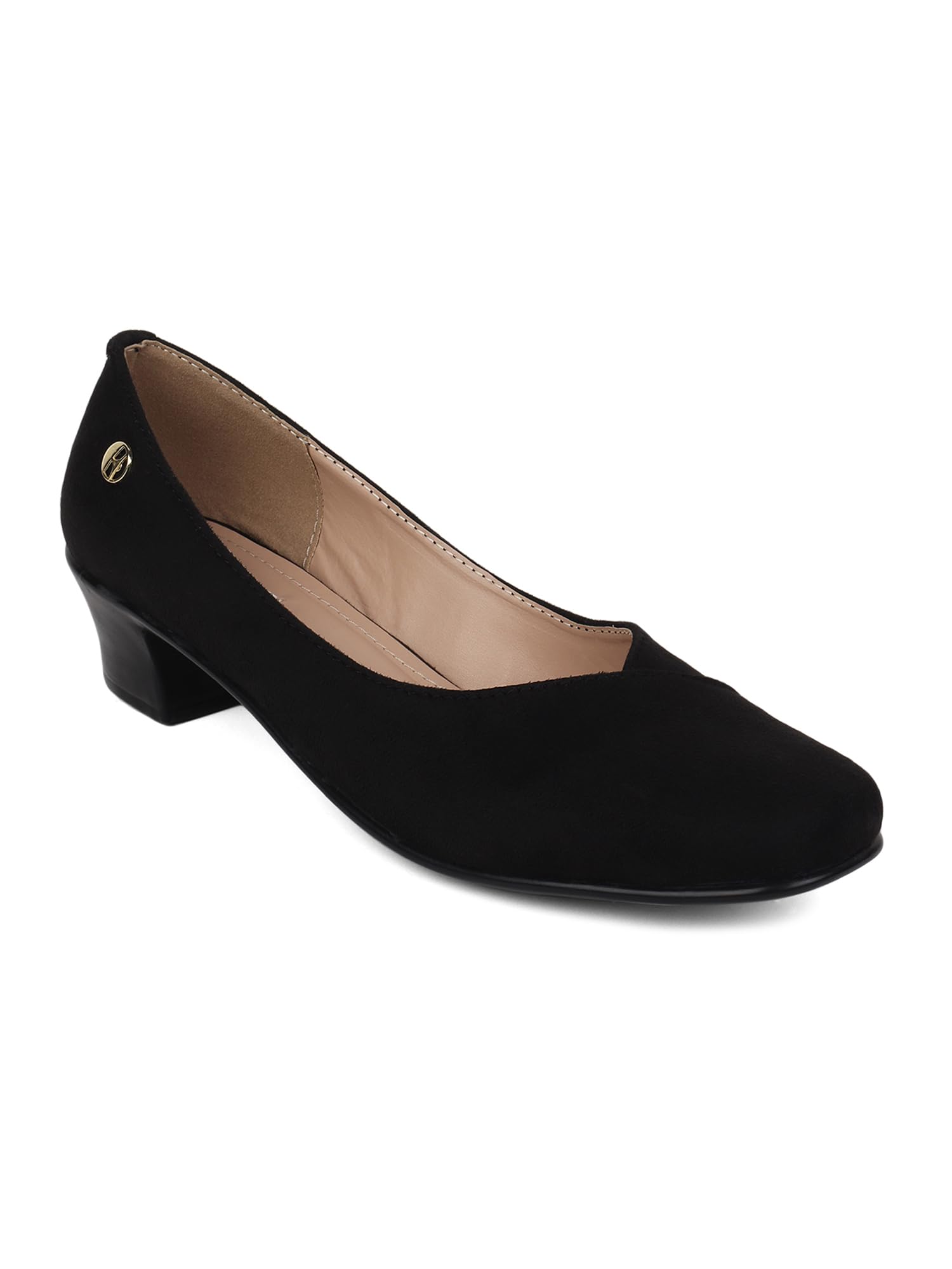 Women Elegant Textured Block Heel Pumps-image-23