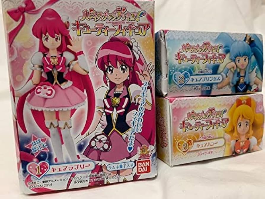 当時もの ハピネスチャージプリキュア3個、どれみ4個
