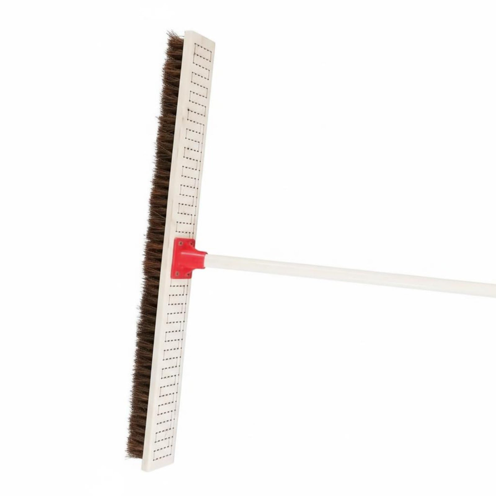 Cepillo para Limpieza de Suelos Cepillo de Piso Cepillo de Barredora Cepillo con Mango Largo con Cerdas Rígidas de Fibra y Conector de PVC Reforzado, 60CM, con Asa