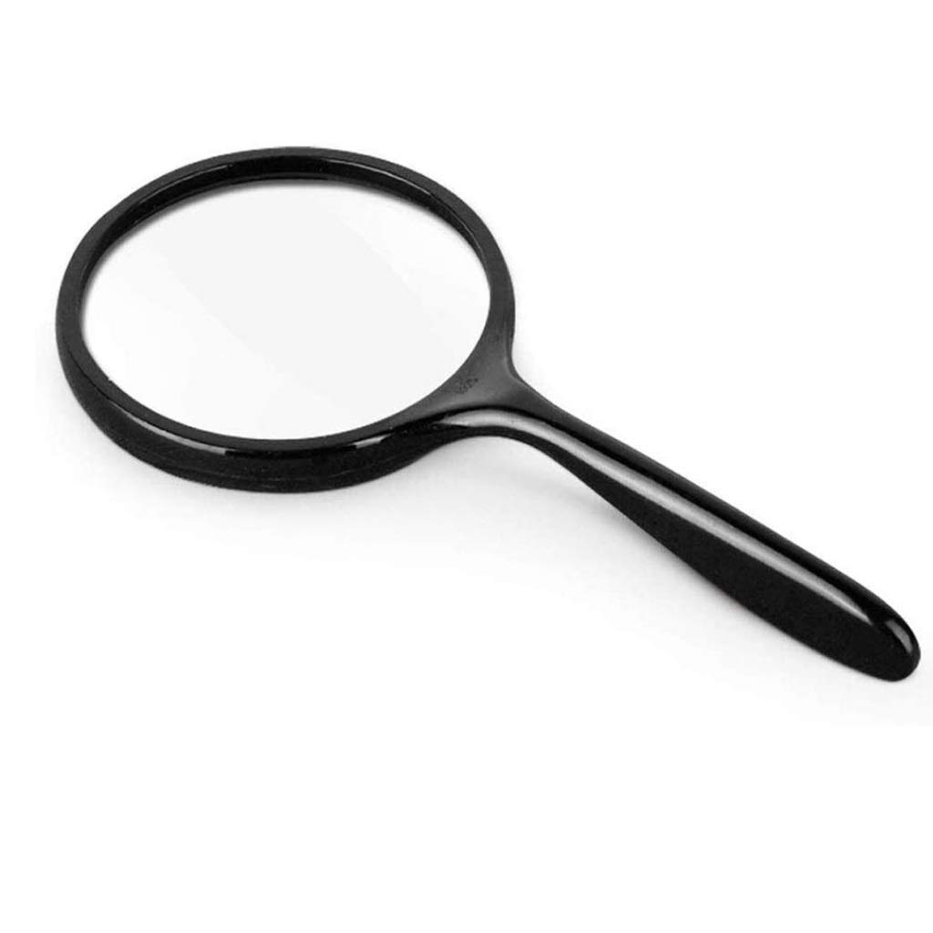 SaryEdge Visual Enhancing Magnifier Glass Double Optical Lens Auxiliary Included 45X Magnification for Reading, Coins, Seniors,