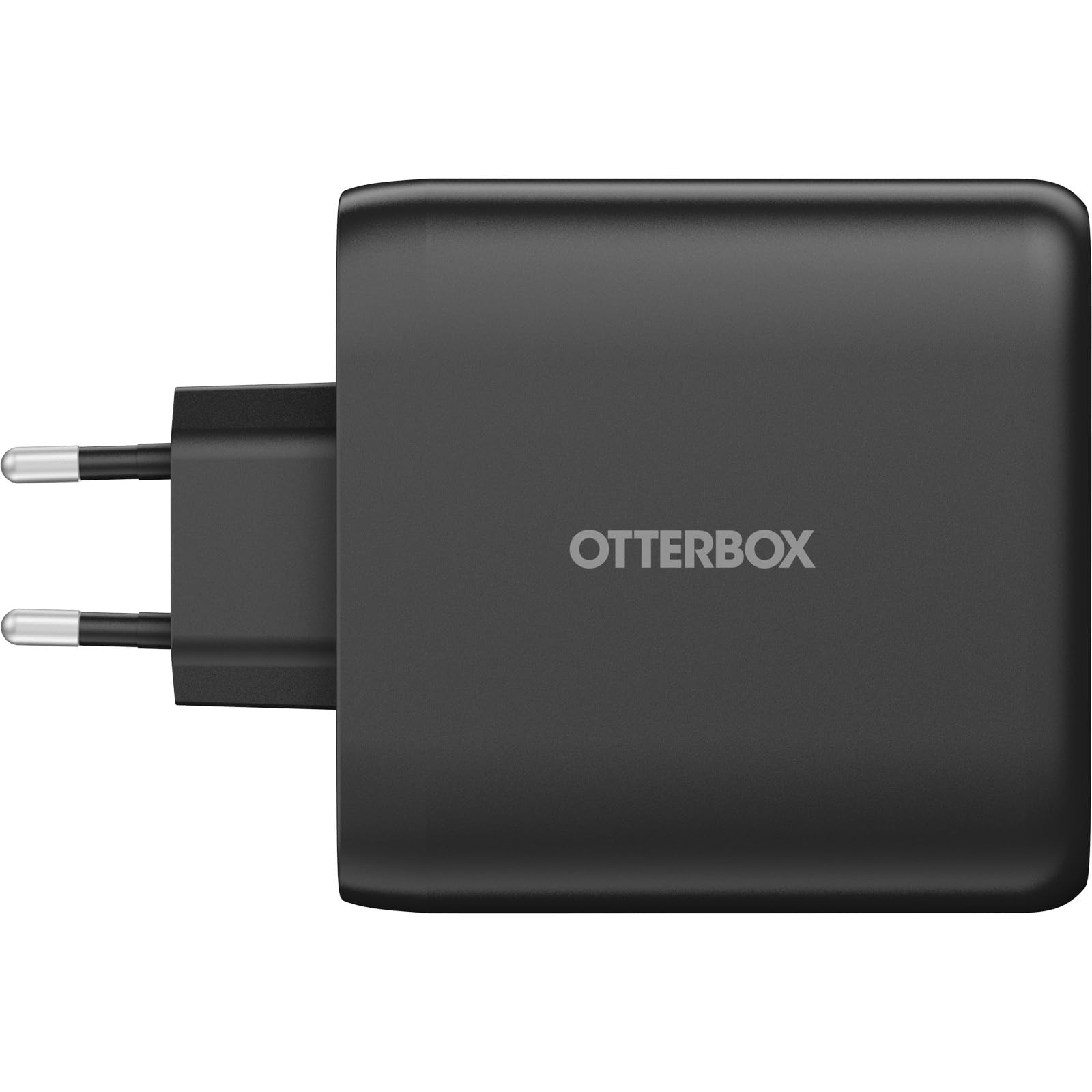 Otterbox Standard EU 100W USB-C PD GAN Cargador Pared 4 Ports, Negro | X2 USB-C PD Ports + x2 USB-A Ports, Cargador de carga rápida para Smartphones y Tablets, anticaídas