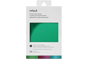 Cricut Foil Transfer Sheets in Jewel Sampler Collection (24 Count)