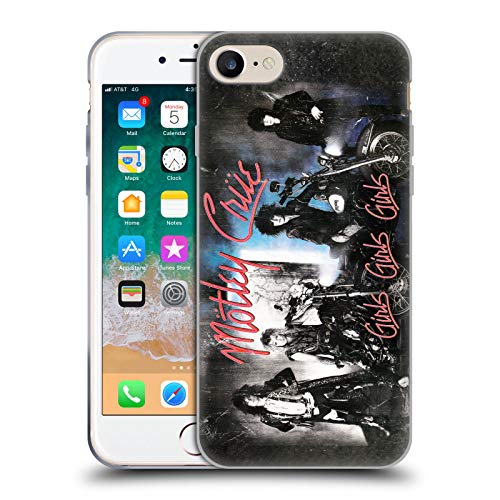 Head Case Designs Officially Licensed Motley Crue Girls Girls Girls Albums Soft Gel Case Compatible with Apple iPhone 7 / iPhone 8 / iPhone SE 2020