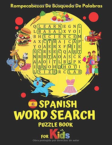 『Spanish Word Search Puzzle Book for kids: Easy Word Search for juniors ...