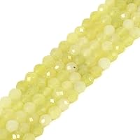 Vista 60 de Cuentas Redondas Facetadas de Ópalo Verde de 4 mm Sueltas de 16 Pulgadas para Hacer Joyas