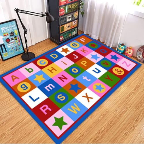 カーペット ラグ 道路 キッズ 120*160cm プレイマット ロードマップ 赤ちゃん ラグマット 子供マット 子供 キッズ かわいい ベビー用 ベビーマット カラー 数字柄 カラフル 薄手 面白い 学べる ふわふわ 子供部屋 子供喜ぶ遊べる 大判 滑り