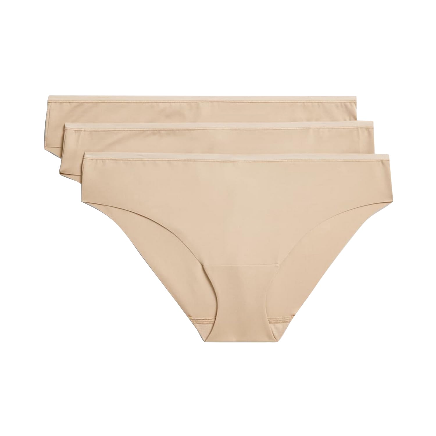 marks & spencer Body Flexifit™ Womens Polyamide Blend Solid Low Rise Brazilian Knicker (Pack of 3)-picture-54