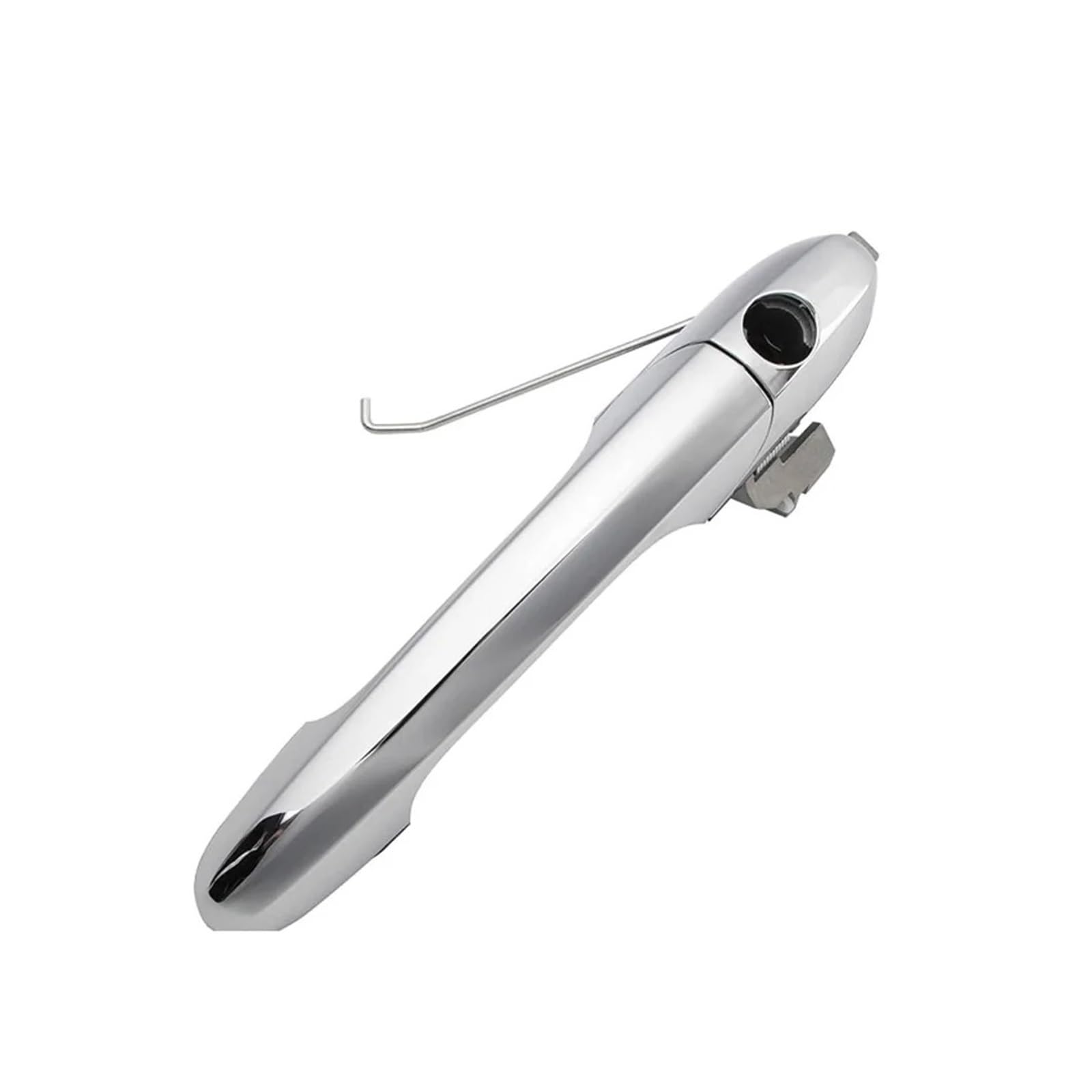 PaCsci Car Outer Door Handle for Fiat 68069943AC 68069942AC 68069943AB 68069942AB Hand Drive Car Exterior Door Handle Chrome(FR68069942AB)