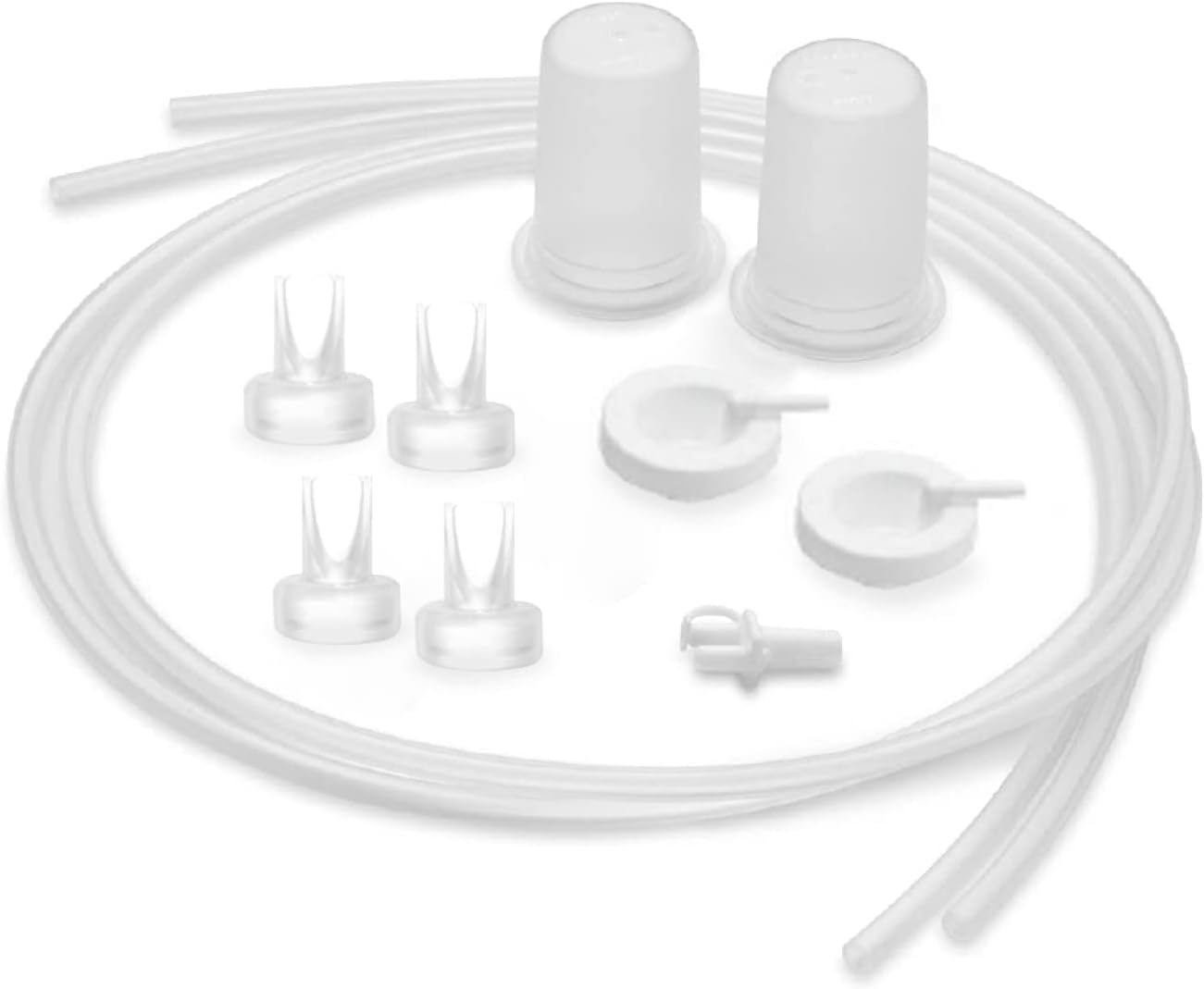 Ameda 2 Pack Breast Pump Kit Valves, Replacement Valves for Ameda Breast Pump Kits, Compatible with All Ameda HygieniKit Milk Collection Systems, Maintain Pump Performance, BPA Free DEHP Free