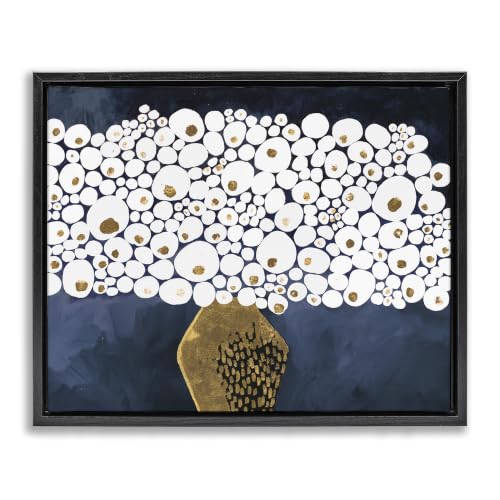 Modern Circle Shape Bouquet, 24 x 30 Inch Canvas in Floater Frame