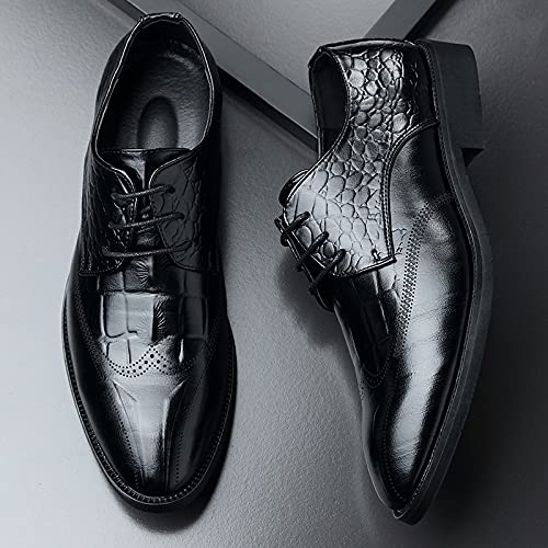 Chaussures Derby à lacets au bout bruni et finitions de style - 4