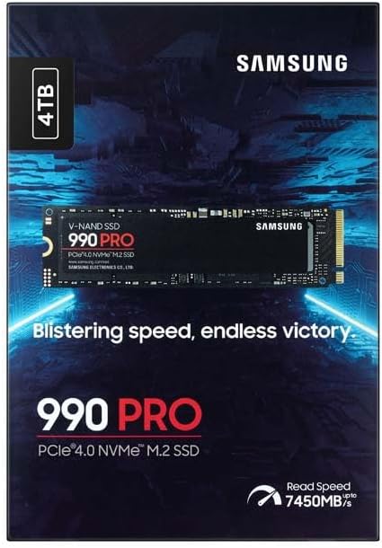 Samsung 990 Pro 2 TB M.2-2280 PCIe 4.0 X4 NVME Solid State Drive