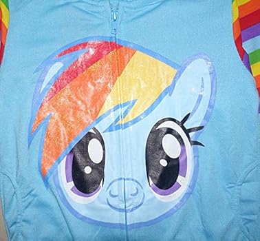 Amazon.com: HYYSXBW Little Pony Rainbow Dash Face Kids
