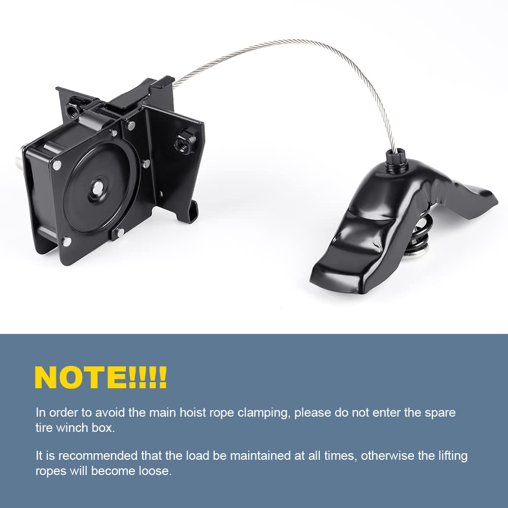 Spare Tire Winch Wheel Carrier Hoist For Ford F-150 Truck 2004