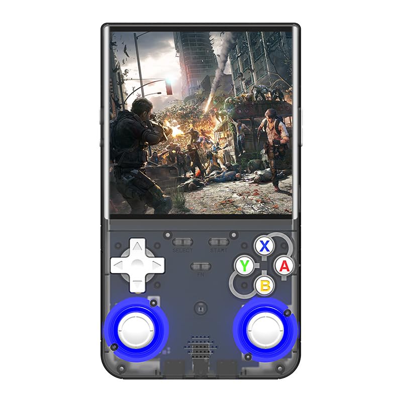 R36 Ultra Retro Handheld Game Console, with 64G Built-in 20000+ Games, 3000mAh Rechargeable, Support 20+ Simulators, Linux System, 4.0 Inch IPS Screen