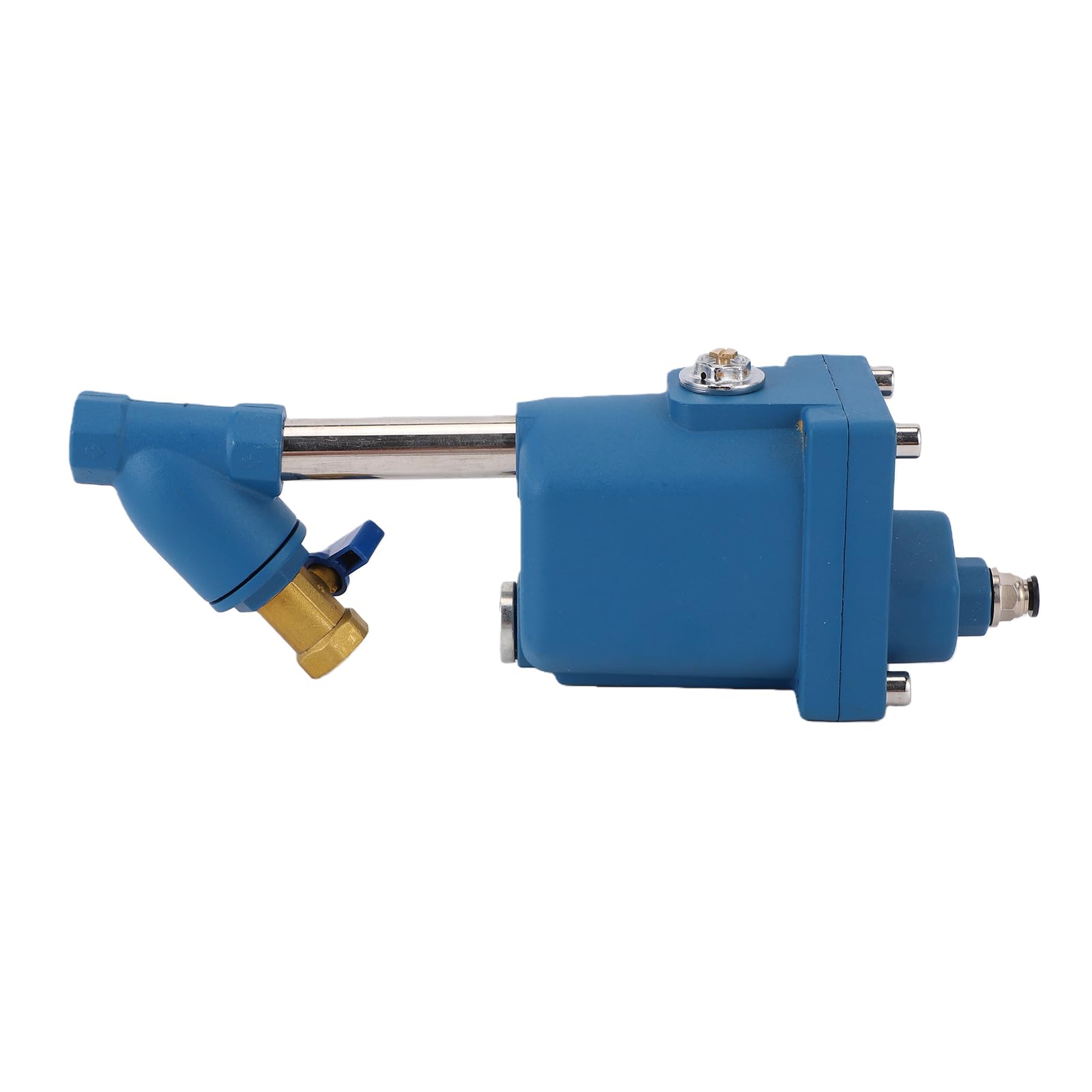 Gonetre Válvula de descarga automática para compresor de aire, válvula de drenaje automático con entrada de rosca de 1/2 pulgadas y filtro de doble capa para secador de tanque de almacenamiento de