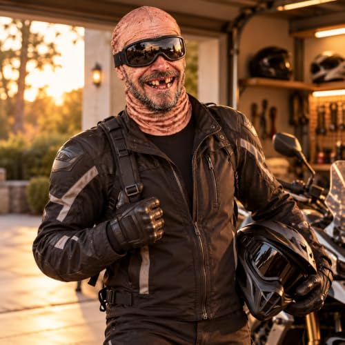 Old Man Ski Mask Funny Realistic Face Balaclava for Men Halloween Costume - image 5