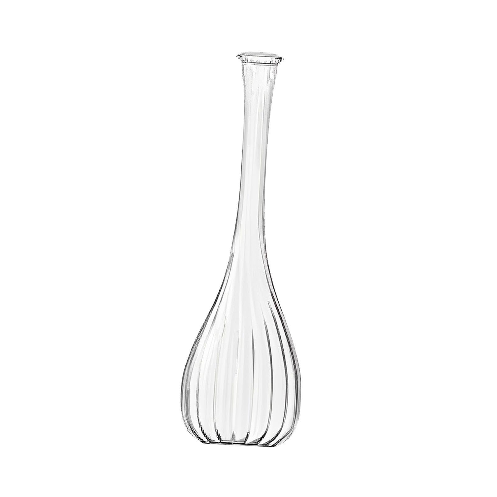 YIXANNX Hydroponic Glass Flower Vase Table Centerpiece Elegant Durable Showcasing Natural Beauty Brightening Up Interiors Effortlessly Glass Flower Vase Table, Clear, Model F Stripe