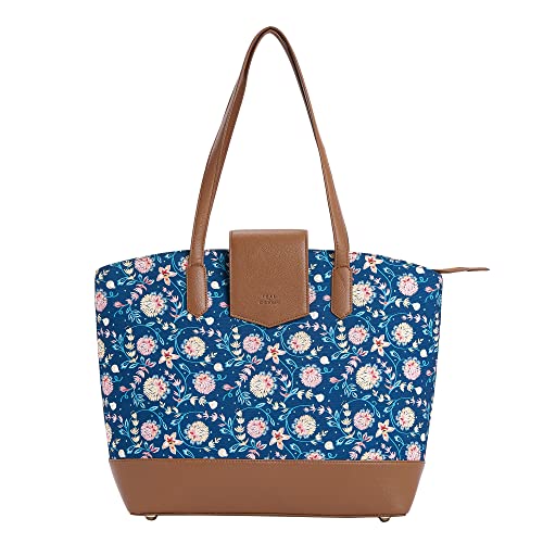 Buy TEAL BY CHUMBAK Women's Office Tote Bag Stylish Tote for 15inch