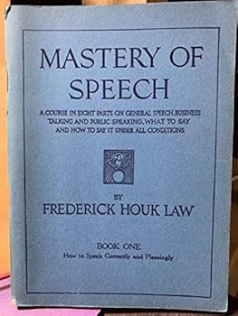 Paperback Mastery of Speech, Book One Book