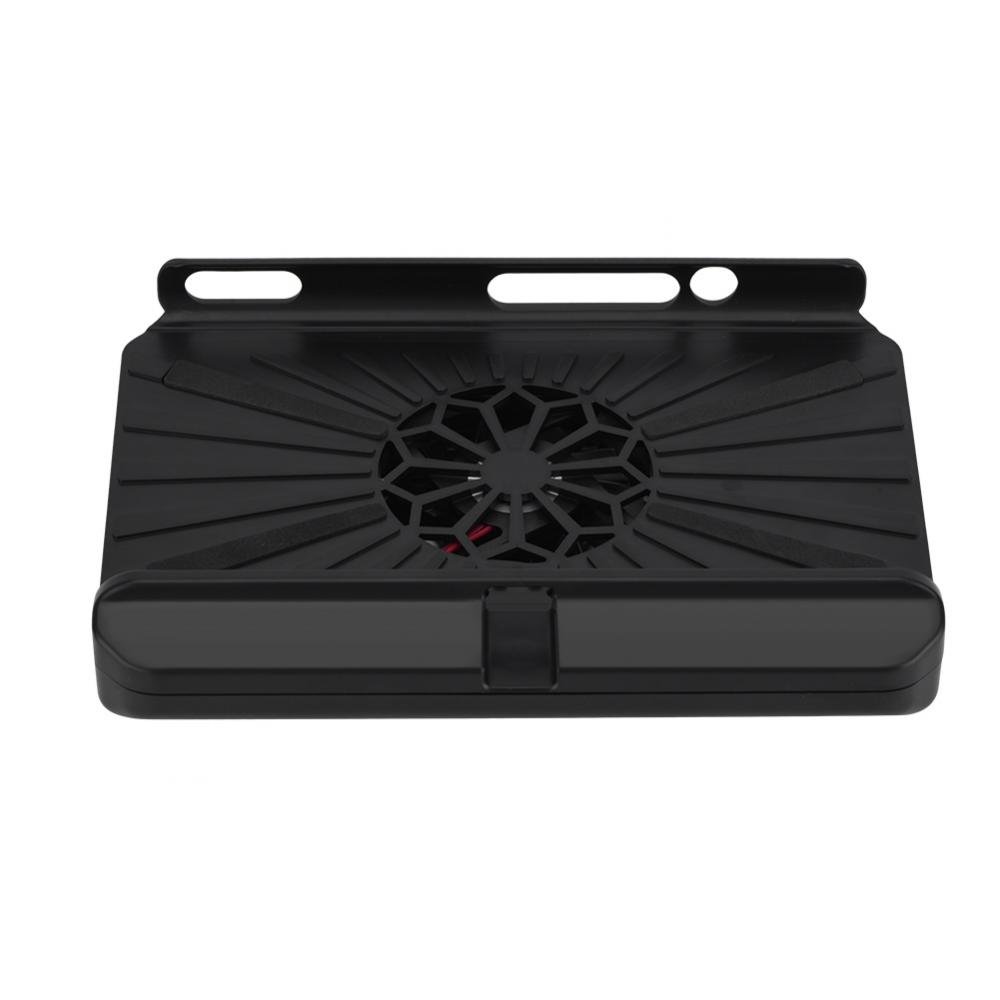 VBESTLIFE Ständer mit Kühler Lüfter,Multifunktionale Kühlung Stand Fans USB Powered Cooler Stand Cooling Pad für Schwarz