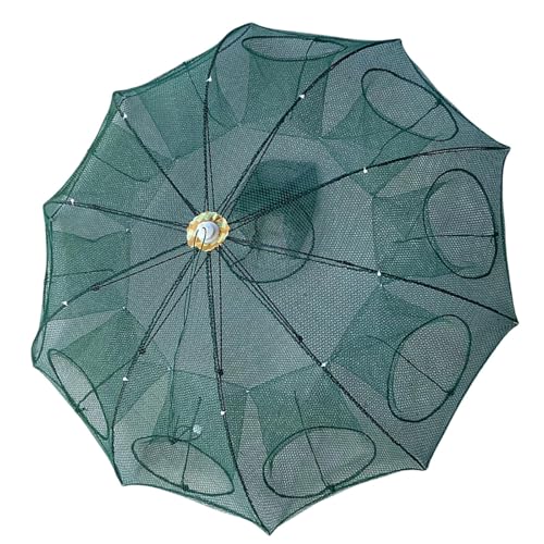 Laikoutd 6/8/10/12 Holes Fishing Baits Trap for Catching Small Baits Lobsters Trap Crawfishes Trap Foldable Cast Cage