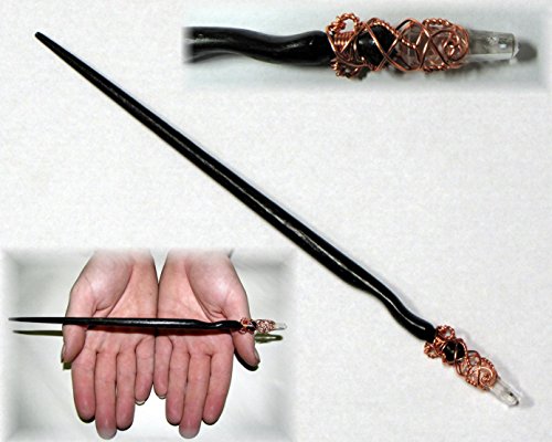 Clear Crystal Oak Magic Wand