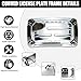 LED Lighted Side Mount License Plate Frame Bracket, Fits for 1986-2026 Harley-Davidson Softail with Swingarm Models and Other Motorcycle Models | Wraparound LED Light | Horizontal Side Mount