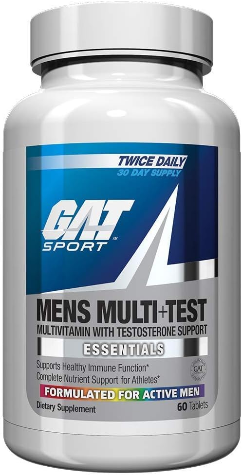PANDIT JI & SONS GAT Men's Multi + Test, Premium Multivitamin (60 Tablets)