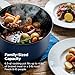 Ninja HyperHeat 9-in-1 Electric Pressure Cooker | 6.5 Qt Multi Cooker with Sear/Sauté, Slow Cooker, Rice Cooker, Sous Vide | 1200W | Fast Cooking, PFAS-Free Pot | Blue Macaron | PC201