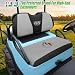 10L0L Golf Cart Seat Covers for Yamaha & Club Car Precedent/Tempo, Breathable Mesh Front Seat Upgrade, No-Drill Installation, All-Season Comfort, OEM Factory Fit