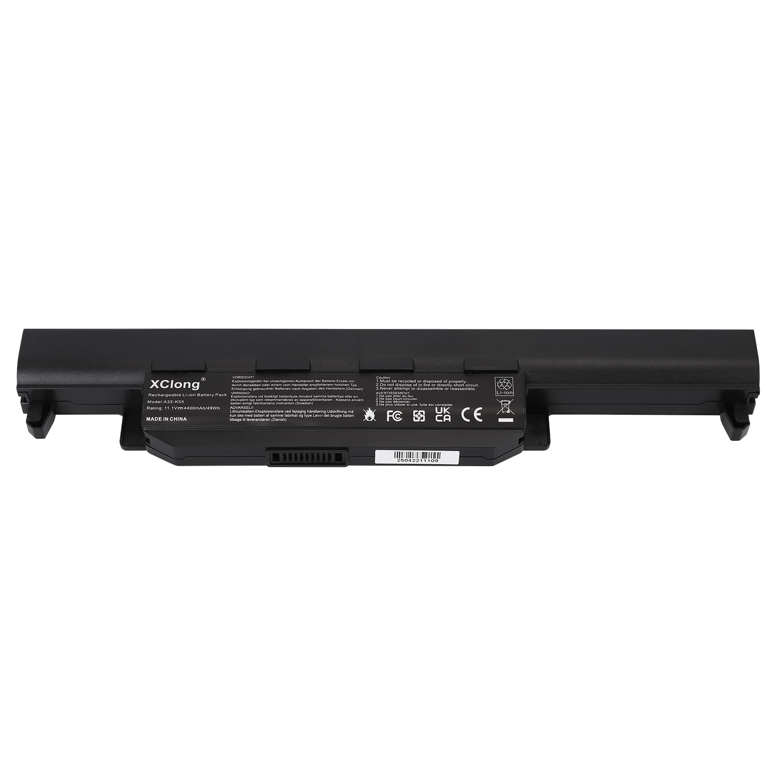 Batteria Per ASUS A32-K55, A41-K55, A42-K55 – 5200mAh, 10.8V, 6 Celle Li-Ion