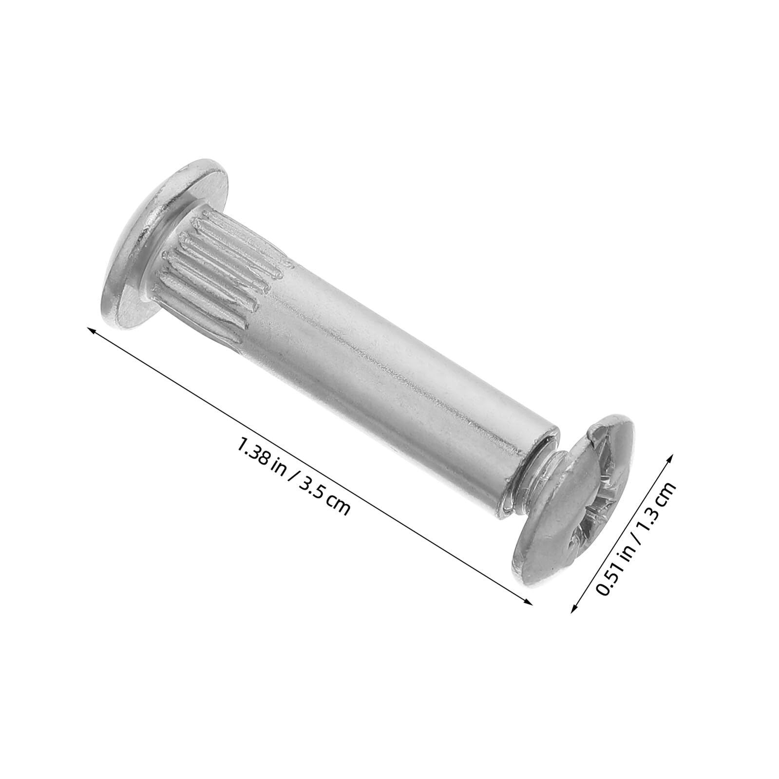100 Piezas Pernos de Unión M6 para Muebles de Madera, 100 Piezas, Tornillos Manguito para Conexión de Paneles de Gabinete, Herrajes de Montaje Resistentes para Armarios y