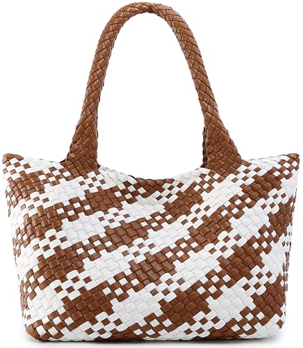 Image of Queenoris Shoulder Bags for Women, Fashion Purses and Handbags Top Handle Vegan Leather Shopper Satchel Large Travel Tote Bag | TOP HANDLE