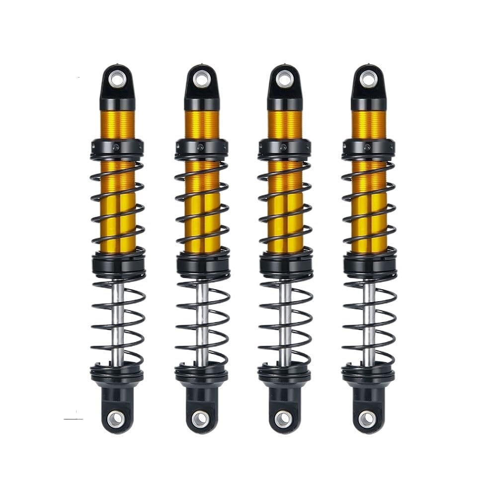 4 szt. metalowy amortyzator olejowy 70/80/90/100/110/120 mm do Axial SCX10 90046 TRX-4 TRX-6 1/10 RC Crawler Car Parts(90mm 4Pcs)