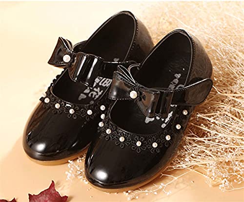 JOEupin Girls Ballerina Flats Mary Jane Front Bow Ballet Flats Slip on Dress Shoes2