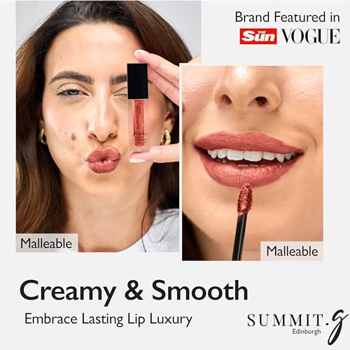 Metallic Matte Lipstick Lipcream with Metallic Shimmer Rich Finish, Light Weight Intense Pigment - Image 2