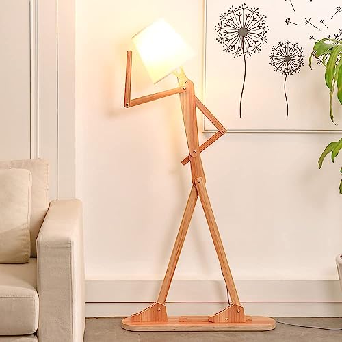 HROOME Cool Tall Floor Lamp for Living Room Bedroom Farmhouse - Corner Decorative Reading Standing...