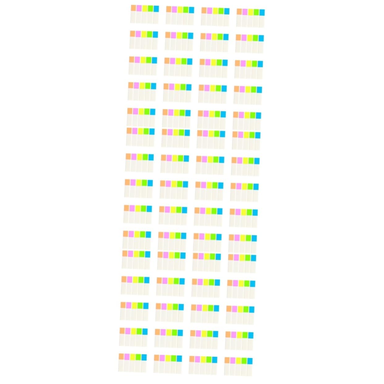 Operitacx 60 Set Etichette Adesive Per Indice Etichette Per Pennarelli in Carta Linguette Adesive Per Documenti Etichetta Schede Di File Uso Degli Studenti Impermeabile Striscia Segnaletica